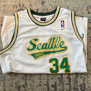 Vintage Nike Ray Allen Seattle Super Sonics Jersey